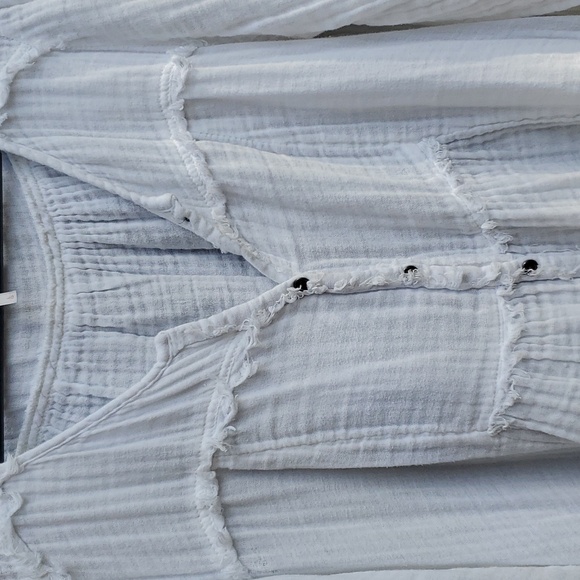 Summer white long sleeve free people top - Picture 5 of 6